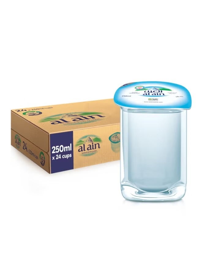 العين أكواب ماء العين 250 مل – قطعة من 24x5، إجمالي 120 كوب - Image 1